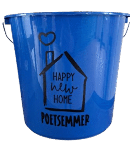 Poetsemmer – Happy New Home | Origineel Housewarming Cadeau