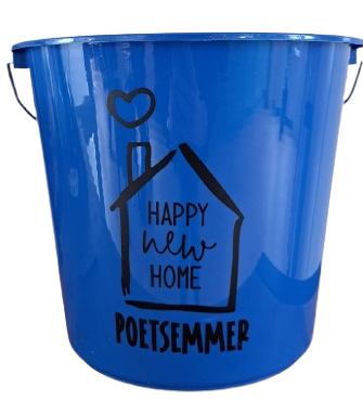 Poetsemmer – Happy New Home | Origineel Housewarming Cadeau