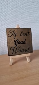 Tegeltje | Jij bent goud waard