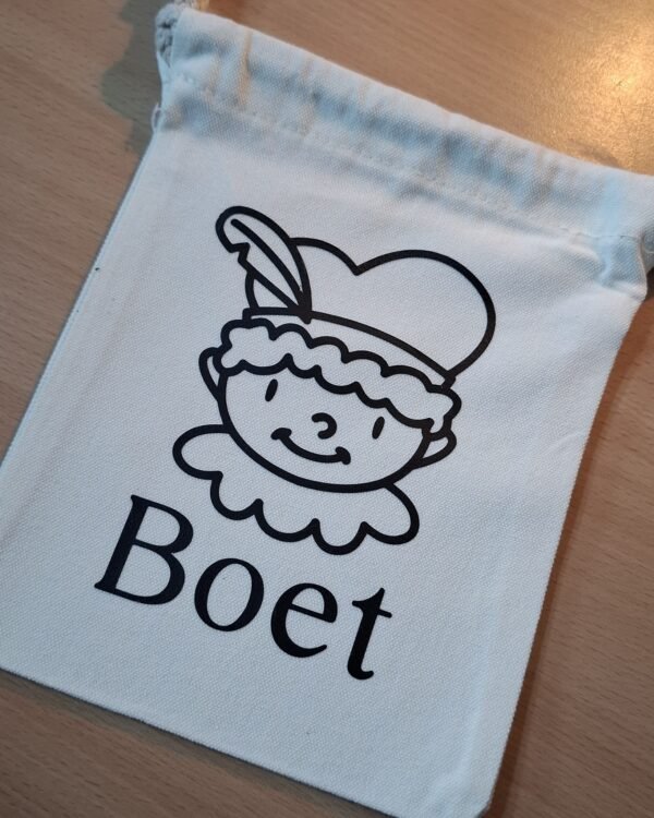 Zakje voor pepernoten | Piet met naam